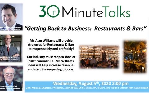 Getting Back to Business:  Restaurants & Bars
